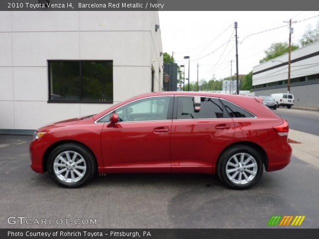 2010 Toyota Venza I4 in Barcelona Red Metallic