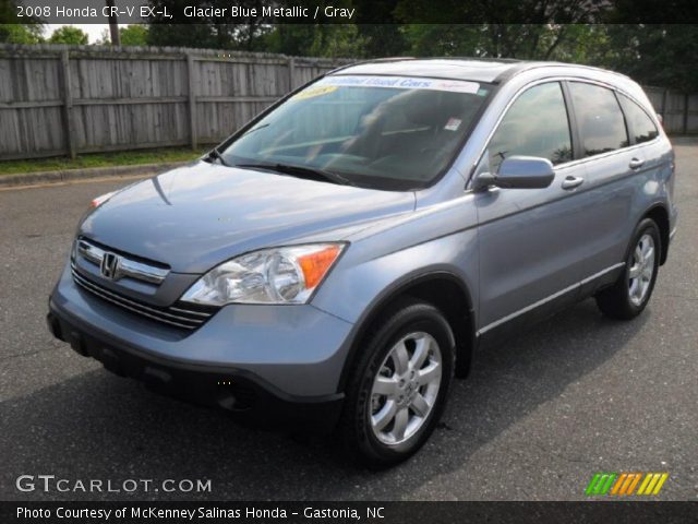 2008 Honda CR-V EX-L in Glacier Blue Metallic