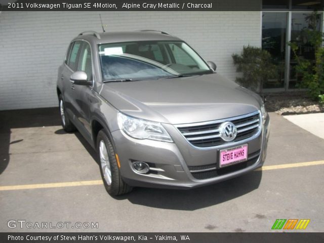 2011 Volkswagen Tiguan SE 4Motion in Alpine Gray Metallic