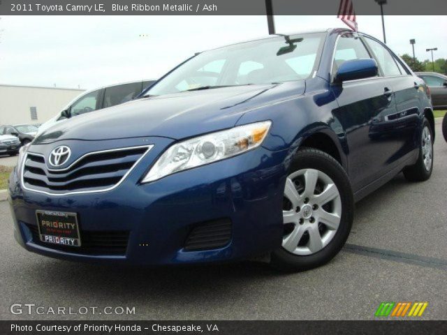 2011 Toyota Camry LE in Blue Ribbon Metallic