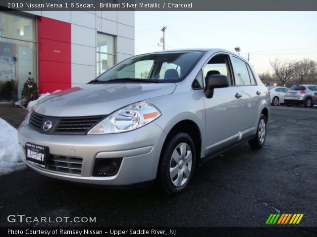 2010 Nissan Versa 1.6 Sedan in Brilliant Silver Metallic