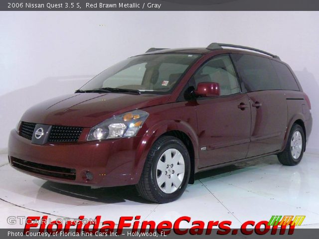 2006 Nissan Quest 3.5 S in Red Brawn Metallic