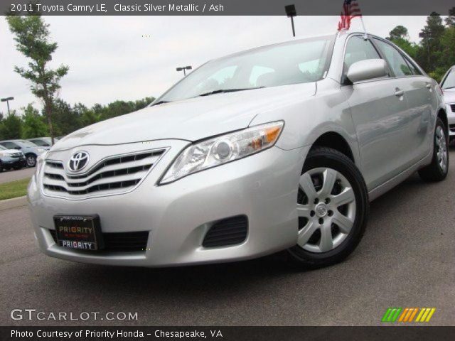 2011 Toyota Camry LE in Classic Silver Metallic