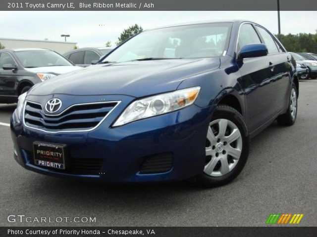 2011 Toyota Camry LE in Blue Ribbon Metallic