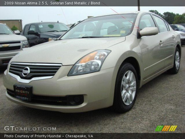 2009 Nissan Altima 2.5 S in Sonoran Sand Metallic