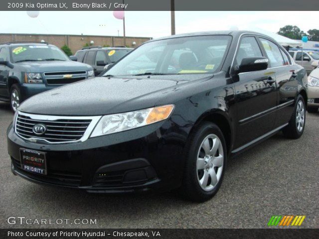 2009 Kia Optima LX in Ebony Black