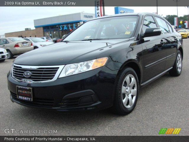 2009 Kia Optima LX in Ebony Black