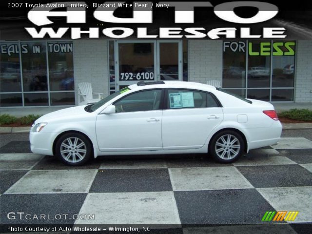 2007 Toyota Avalon Limited in Blizzard White Pearl