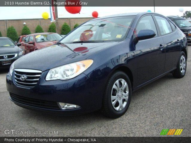 2010 Hyundai Elantra GLS in Regatta Blue