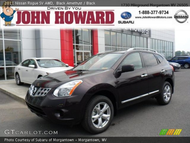 2011 Nissan Rogue SV AWD in Black Amethyst