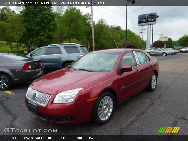 2008 Mercury Milan I4 Premier in Vivid Red Metallic