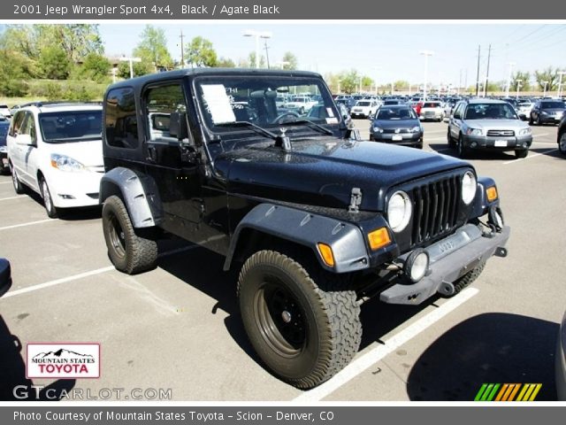 2001 Jeep Wrangler Sport 4x4 in Black