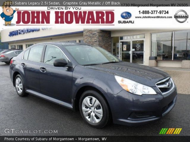 2010 Subaru Legacy 2.5i Sedan in Graphite Gray Metallic