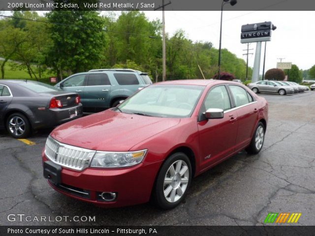 2008 Lincoln MKZ Sedan in Vivid Red Metallic