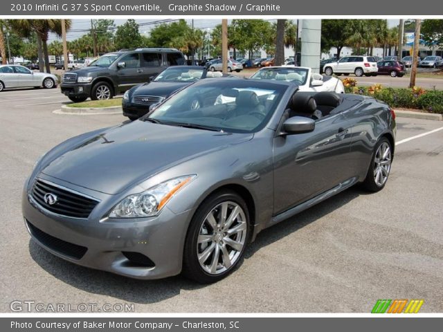 2010 Infiniti G 37 S Sport Convertible in Graphite Shadow