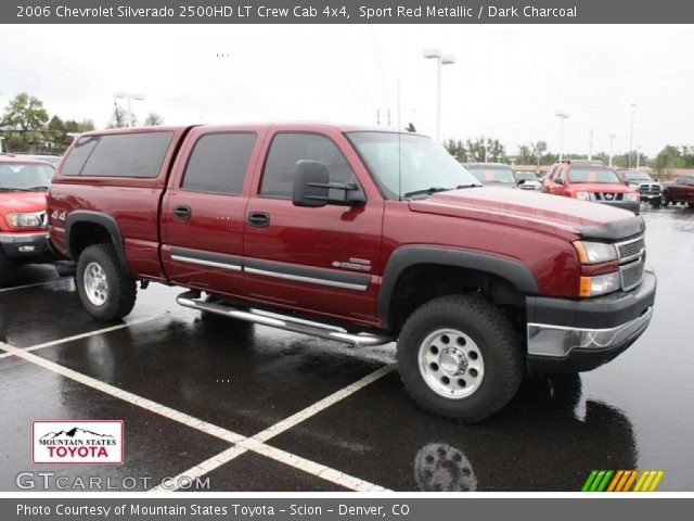 2006 Chevrolet Silverado 2500HD LT Crew Cab 4x4 in Sport Red Metallic