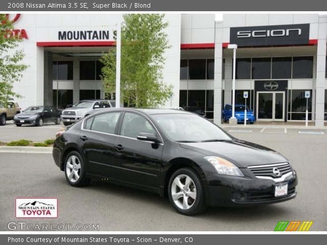 2008 Nissan Altima 3.5 SE in Super Black