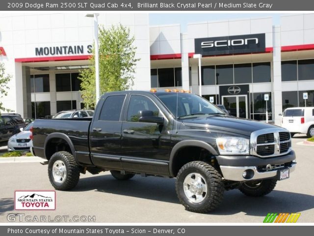 2009 Dodge Ram 2500 SLT Quad Cab 4x4 in Brilliant Black Crystal Pearl