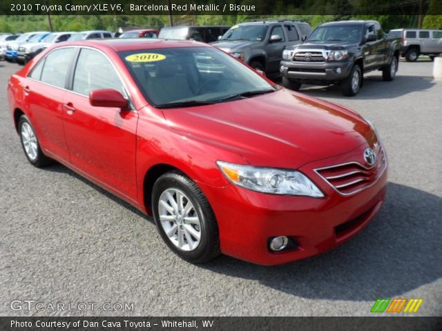 2010 Toyota Camry XLE V6 in Barcelona Red Metallic