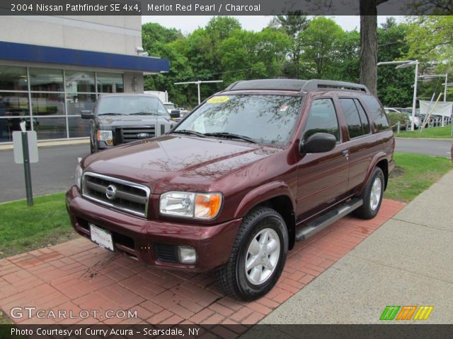 2004 Nissan Pathfinder SE 4x4 in Merlot Red Pearl
