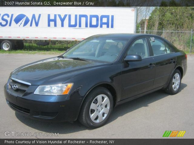 2007 Hyundai Sonata GLS in Deepwater Blue