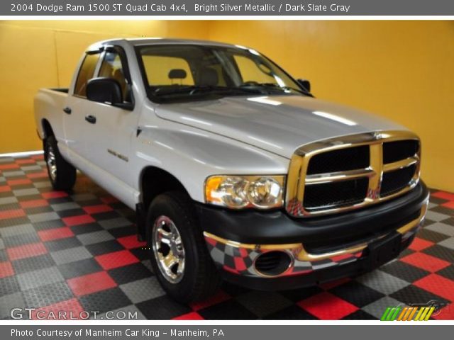 2004 Dodge Ram 1500 ST Quad Cab 4x4 in Bright Silver Metallic
