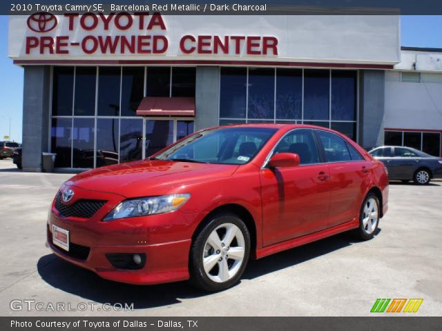 2010 Toyota Camry SE in Barcelona Red Metallic