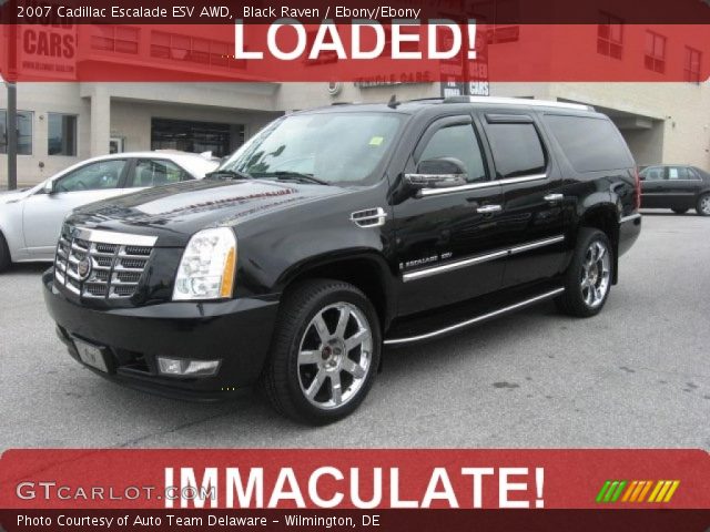 2007 Cadillac Escalade ESV AWD in Black Raven