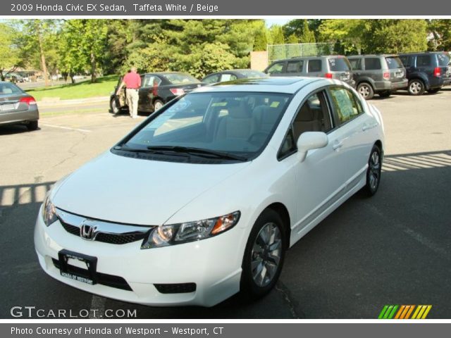 2009 Honda Civic EX Sedan in Taffeta White