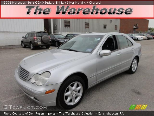 2002 Mercedes-Benz C 240 Sedan in Brilliant Silver Metallic