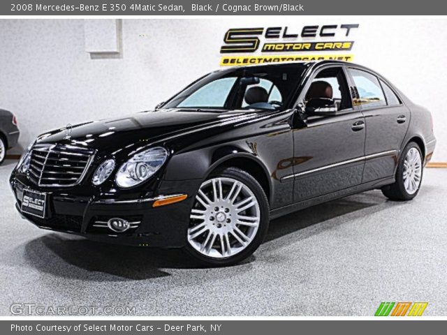 2008 Mercedes-Benz E 350 4Matic Sedan in Black