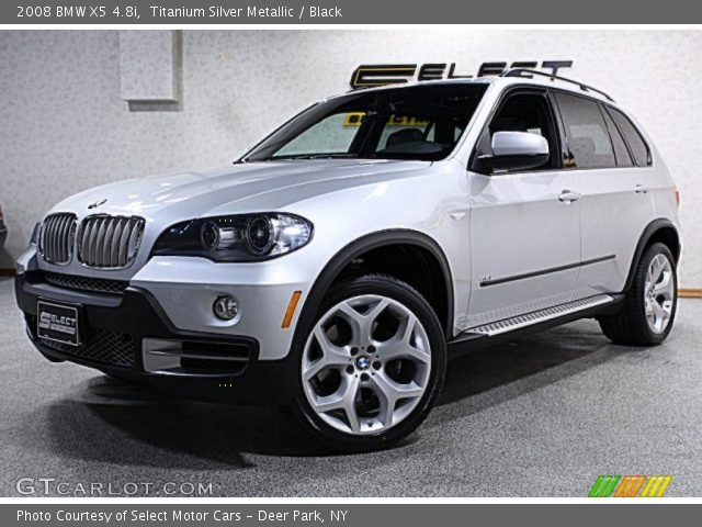 2008 BMW X5 4.8i in Titanium Silver Metallic