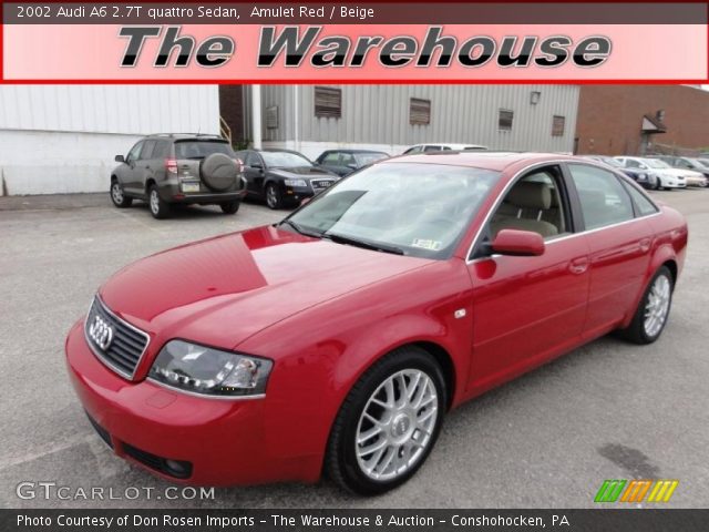 2002 Audi A6 2.7T quattro Sedan in Amulet Red