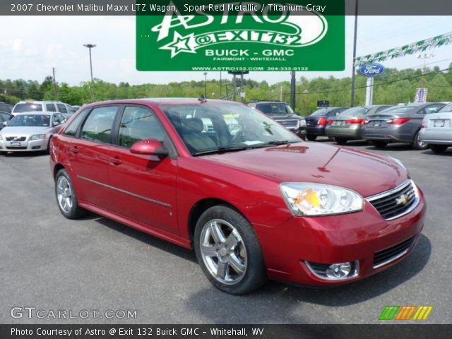 2007 Chevrolet Malibu Maxx LTZ Wagon in Sport Red Metallic