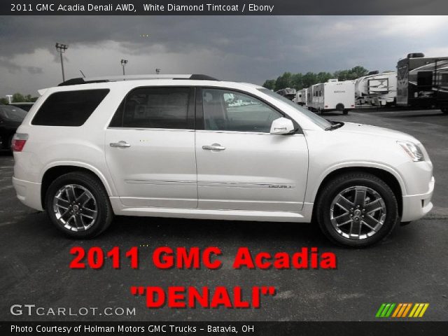 2011 GMC Acadia Denali AWD in White Diamond Tintcoat