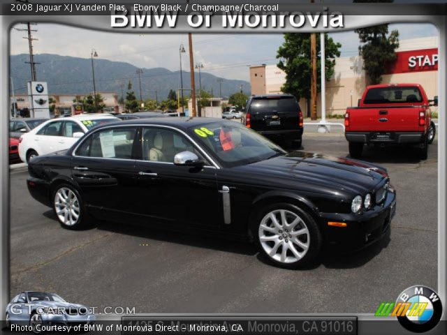 2008 Jaguar XJ Vanden Plas in Ebony Black