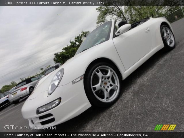 2008 Porsche 911 Carrera Cabriolet in Carrara White