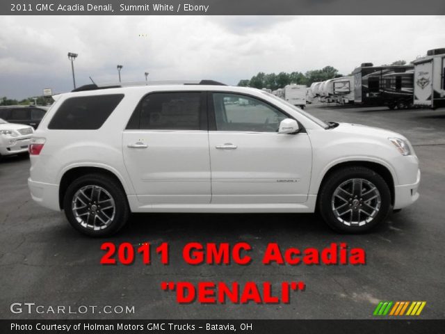 2011 GMC Acadia Denali in Summit White