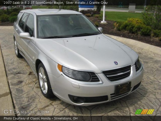 2007 Saab 9-5 2.3T SportCombi Wagon in Silver Metallic
