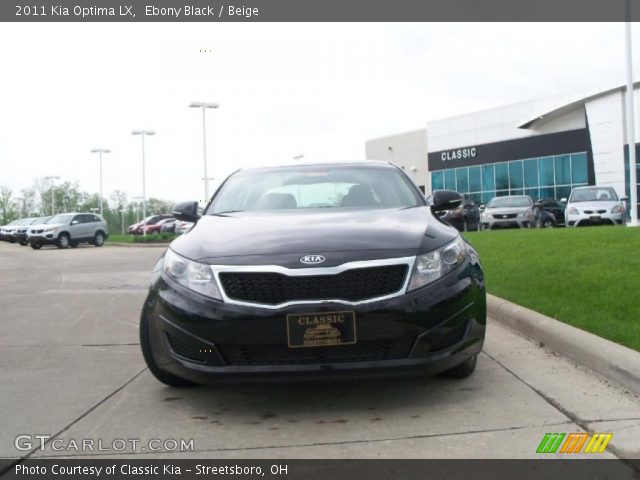 2011 Kia Optima LX in Ebony Black