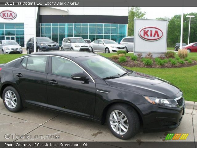 2011 Kia Optima LX in Ebony Black