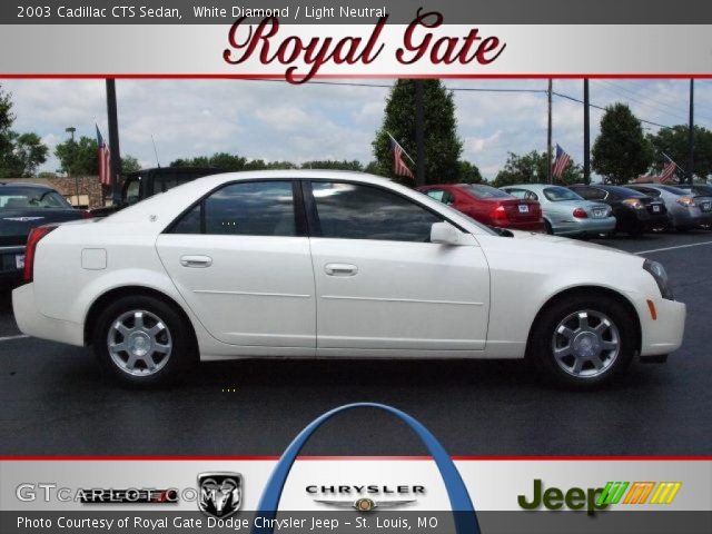 2003 Cadillac CTS Sedan in White Diamond