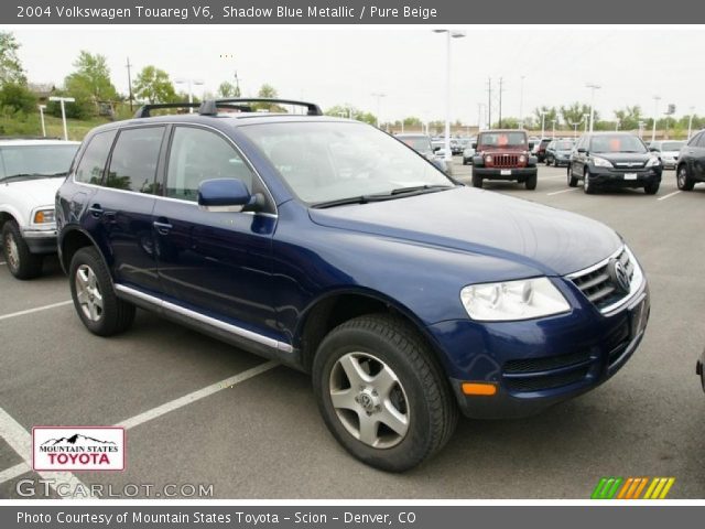 2004 Volkswagen Touareg V6 in Shadow Blue Metallic