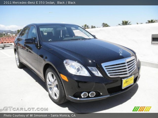 2011 Mercedes-Benz E 350 Sedan in Black