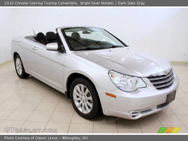 2010 Chrysler Sebring Touring Convertible in Bright Silver Metallic