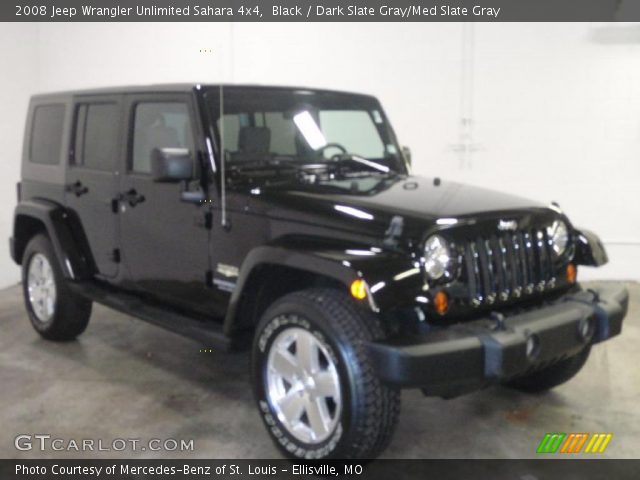 2008 Jeep Wrangler Unlimited Sahara 4x4 in Black