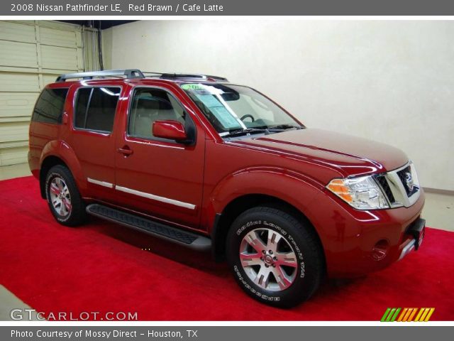2008 Nissan Pathfinder LE in Red Brawn