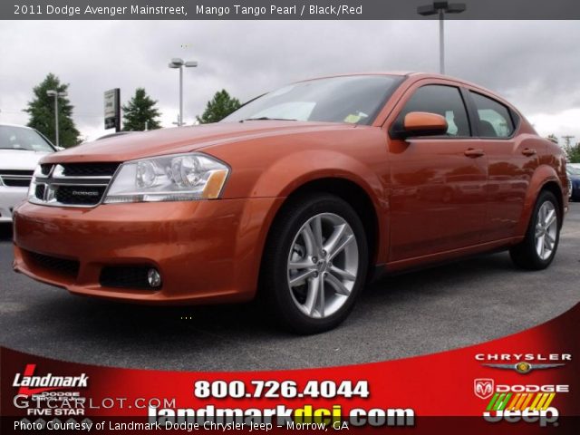 2011 Dodge Avenger Mainstreet in Mango Tango Pearl