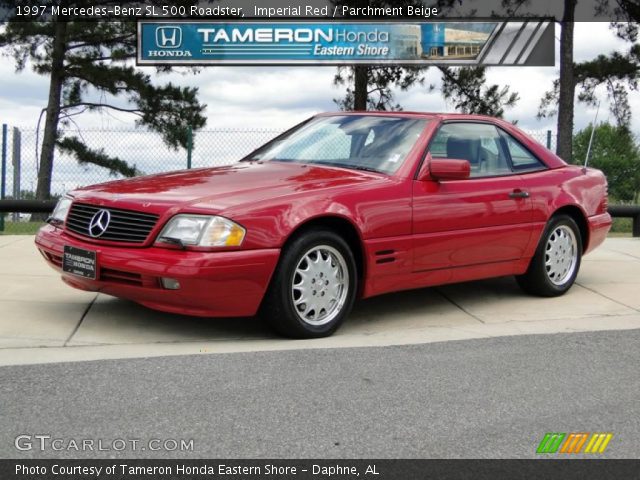 1997 Mercedes-Benz SL 500 Roadster in Imperial Red