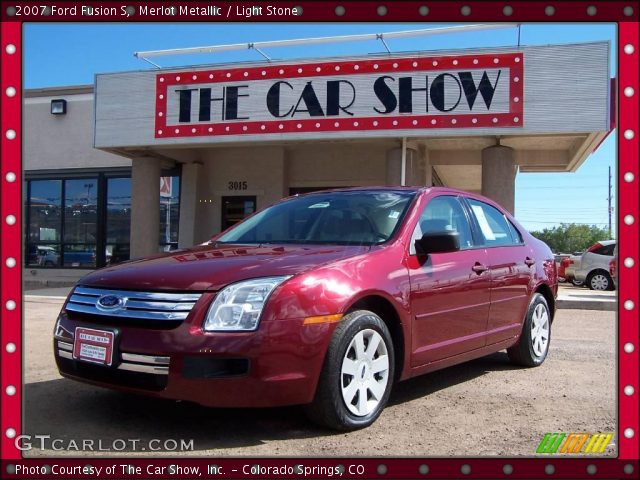 2007 Ford Fusion S in Merlot Metallic